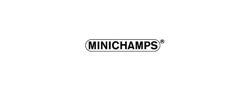 Logo de MINICHAMPS, marque spécialisée dans les modèles réduits.